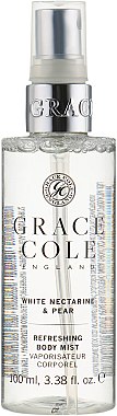 Спрей для тіла - Grace Cole White Nectarine & Pear Body Mist — фото N1