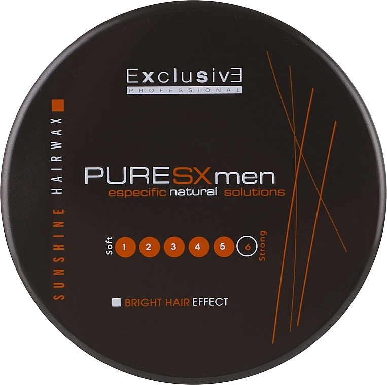 Воск ультра блеск для волос - Exclusive Professional Pure SX Men Sunshine Hair Wax — фото N1