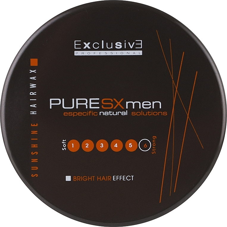 Віск ультра блиск для волосся - Exclusive Professional Pure SX Men Sunshine Hair Wax — фото N1