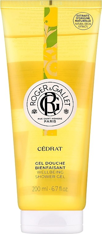 Roger&Gallet Cedrat Wellbeing Shower Gel - Гель для душу — фото N1