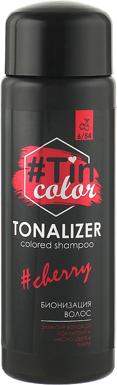 Тоналайзер для волосся - Tin Color Colored Shampoo (міні) — фото N1