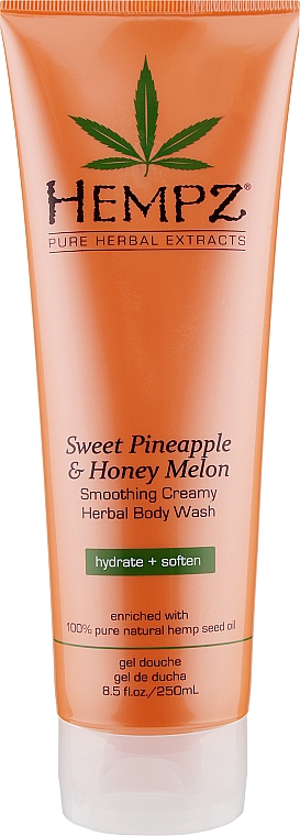 Гель для душу "Ананас & медова диня" - Hempz Sweet Pineapple&Honey Melon Herbal Body Wash — фото N1