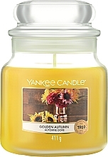 Духи, Парфюмерия, косметика Ароматическая свеча в банке - Yankee Candle Fall In Love Golden Autumn