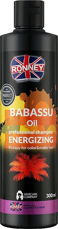 Шампунь для окрашенных волос с маслом бабассу - Ronney Professional Babassu Oil Energizing Shampoo