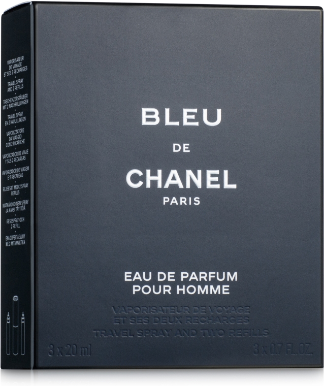 Chanel Bleu de Chanel - Парфюмированная вода (сменный блок с футляром) — фото N3