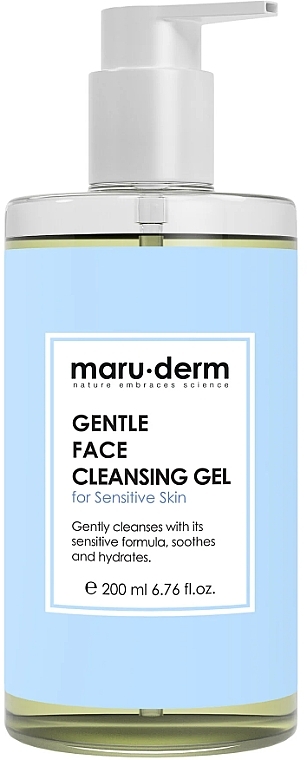 Очищающий гель для чувствительной кожи лица - Maruderm Cosmetics Gentle Face Cleansing Gel — фото N1