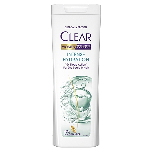 Шампунь проти лупи для жінок "Інтенсивне зволоження" - Clear Anti-Dandruff Intense Hydration Shampoo — фото N1