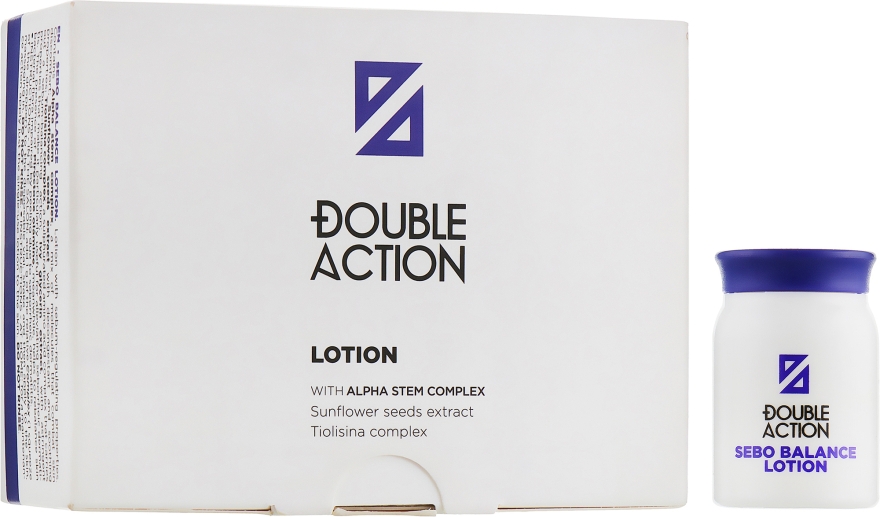 Лосьйон для регуляції роботи сальних залоз - Hair Company Double Action Sebo Balance Lotion — фото N1