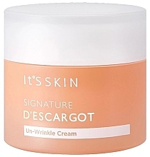 Парфумерія, косметика Крем для обличчя проти зморщок - It's Skin Signature D'escargot Un-Wrinkle Cream