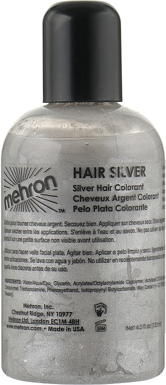 Фарба для волосся - Mehron Makeup Hair White — фото N1