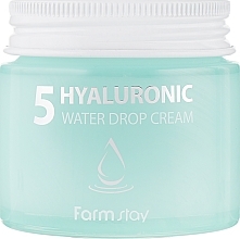 УЦЕНКА Увлажняющий крем С 5 видами гиалуроновой кислоты - FarmStay Hyaluronic 5 Water Drop Cream * — фото N2