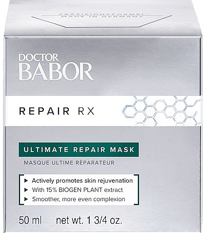 Регенерувальна маска для обличчя - Babor Doctor Babor Repair RX Ultimate Repair Mask — фото N2