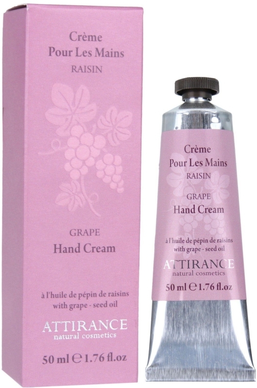 Питательный крем для рук Виноград - Attirance Hand Cream Grape