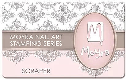 Скребок для стемпинга - Moyra Nail Art Stamping Series Scraper — фото N1