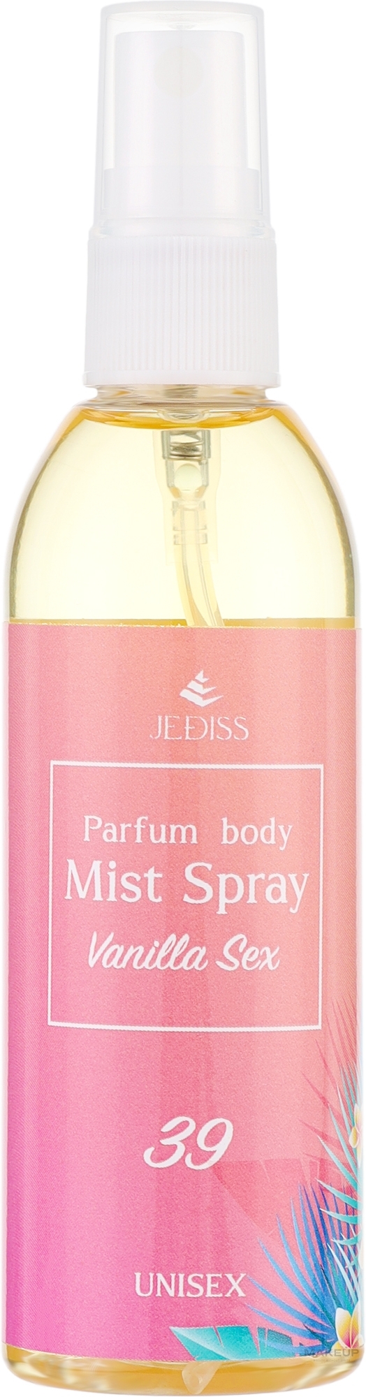 Мист-спрей для тела и волос - Jediss Parfum Body Mist Spray 39 Vanilla Sex — фото 100ml