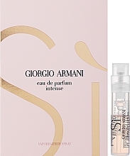 Giorgio Armani Si Intense - Интенсивная парфюмированная вода (пробник) — фото N2