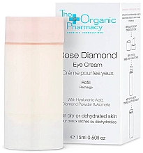 Крем для кожи вокруг глаз (сменный блок) - The Organic Pharmacy Rose Diamond Eye Cream Refill — фото N1