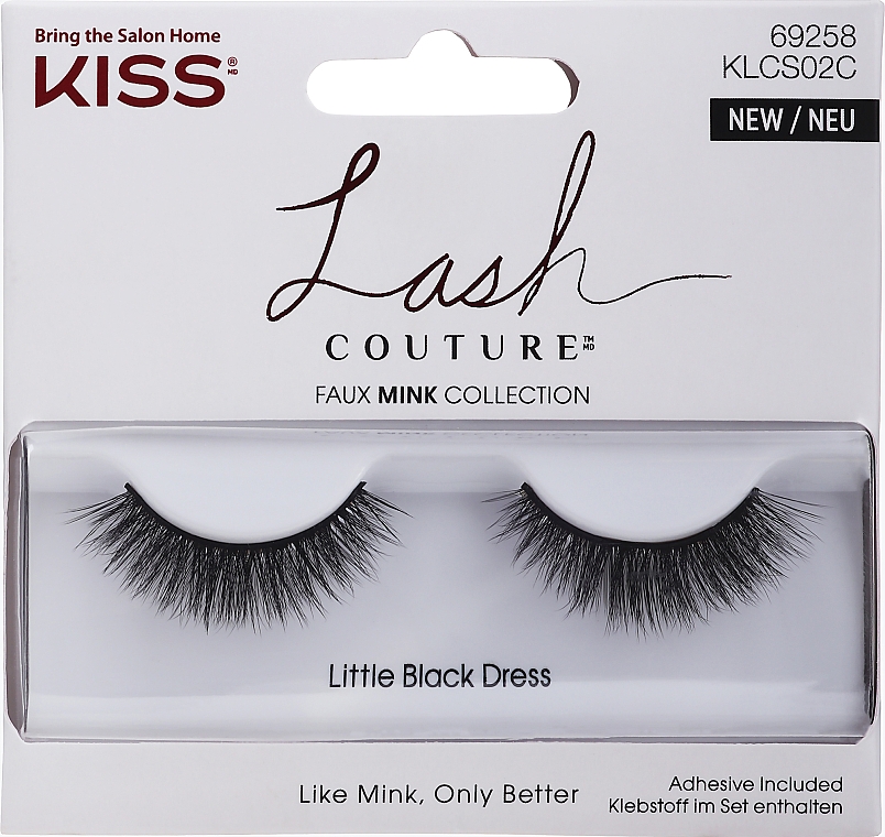 Накладные ресницы - Kiss Lash Couture Faux Mink Collection Little Black Dress — фото N1