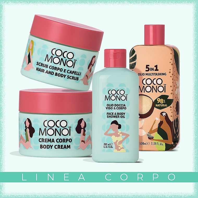 Очищувальна олія для обличчя й тіла - Coco Monoi Face & Body Shower Oil — фото N8