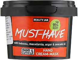Крем-маска для рук "Must-Have" - Beauty Jar Hand Cream-Mask — фото N1