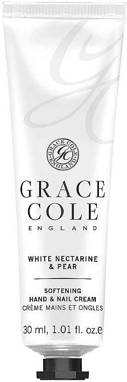 Крем для рук і нігтів - Grace Cole White Nectarine & Pear Hand & Nail Cream — фото N1