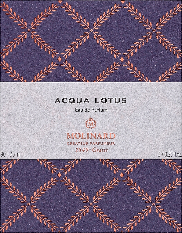 Molinard Acqua Lotus - Набор (edp/90ml + edp/7.5ml)