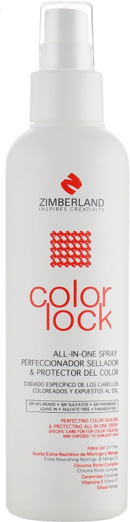 Спрей "Захист кольору і відновлення", для фарбованого волосся - Zimberland Color Lock Hair Spray — фото N1