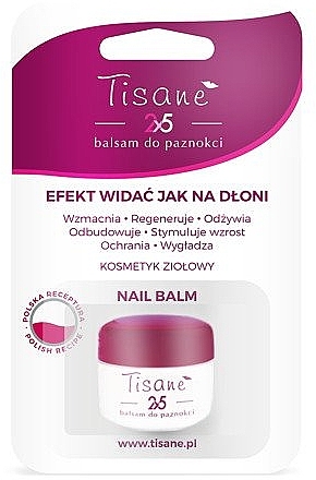Бальзам для ногтей - Farmapol Tisane Classic 2x5 Nail Balm — фото N1