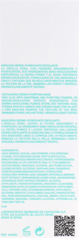 Маска для максимального очищення - Germaine de Capuccini PurExpert Exfol Dermo-Purifying Mask — фото N3