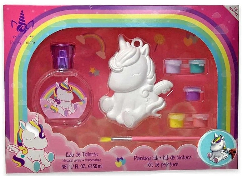 Air-Val International Eau My Unicorn Painting Kit - Набір (edt/50ml + toy) — фото N1