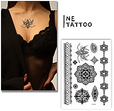 Временное тату "Цветок с узором" - Ne Tattoo — фото N1