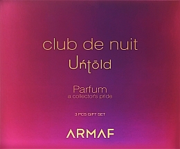 Armaf Club De Nuit Untold - Набір (edp/105ml + deo/stick/75g + b/lot/100ml) — фото N2