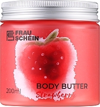 Батер для тіла, рук і ніг "Полуниця" - Frau Schein Body Butter Strawberry — фото N1