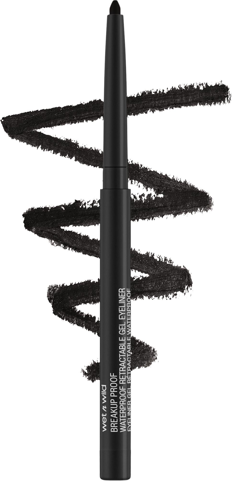 Олівець для очей - Wet N Wild Megalast Retractable Eyeliner — фото Black