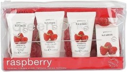 Духи, Парфюмерия, косметика Набор - Greenland Fruit Extracts Raspberry (shm/30ml + sh/gel/30ml + b/cr/30ml + soap/10g)