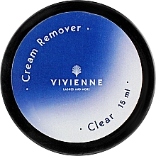 Ремувер для знімання вій кремовий, безбарвний - Vivienne — фото N1