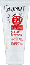 Духи, Парфюмерия, косметика УЦЕНКА Антивозрастной крем от солнца - Guinot Age Sun Summum Anti-Ageing Sun Cream SPF50 *