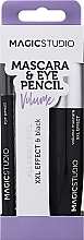 Духи, Парфюмерия, косметика Набор - Magic Studio Perfect Match Eye Pencil & Volume Mascara (eye/pencil/1.2g + mascara/12ml)