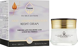 Духи, Парфюмерия, косметика Ночной коллагеновый крем от морщин - Finesse Ant-Wrinkle Collagen Night Cream