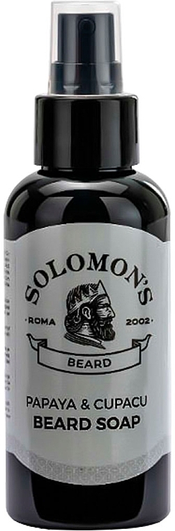 Мило-шампунь для бороди "Папая та купаку" - Solomon's Beard Soap Papaya & Cupacu — фото N1