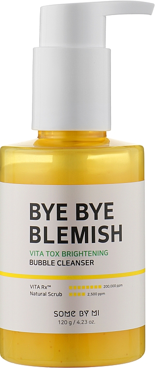 Осветляющая маска-пенка для эффекта сияния кожи - Some By Mi Bye Bye Blemish Vita Tox