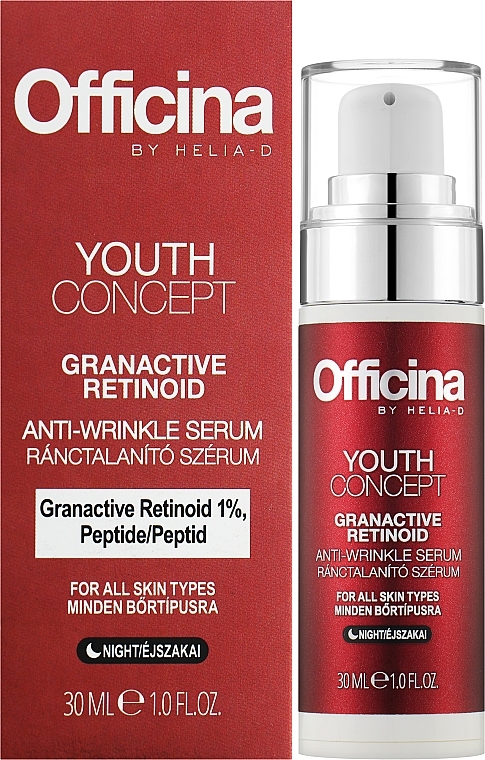 Сироватка для обличчя проти зморщок - Helia-D Officina Youth Concept Granactive Retinoid — фото N2