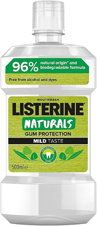 Ополаскиватель для полости рта c эфирными маслами "Naturals" - Listerine Naturals — фото N1