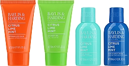 Набір - Baylis & Harding Citrus Lime & Mint Set (wosh/100ml + sh/100ml + aft/sh/balm/50ml + sh/gel/50ml) — фото N2