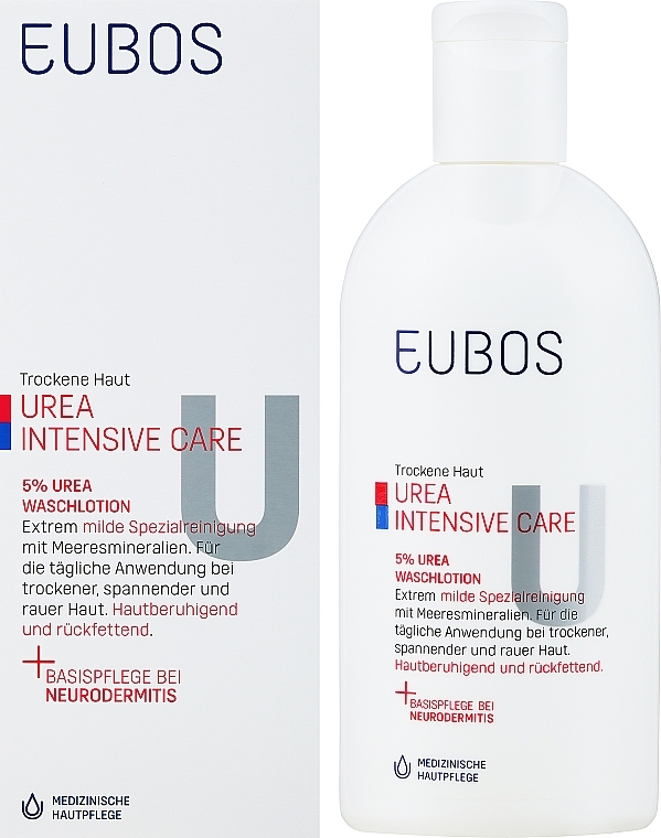 Лосьйон для душу - Eubos Med Dry Skin Urea 5% Washing Lotion — фото N2