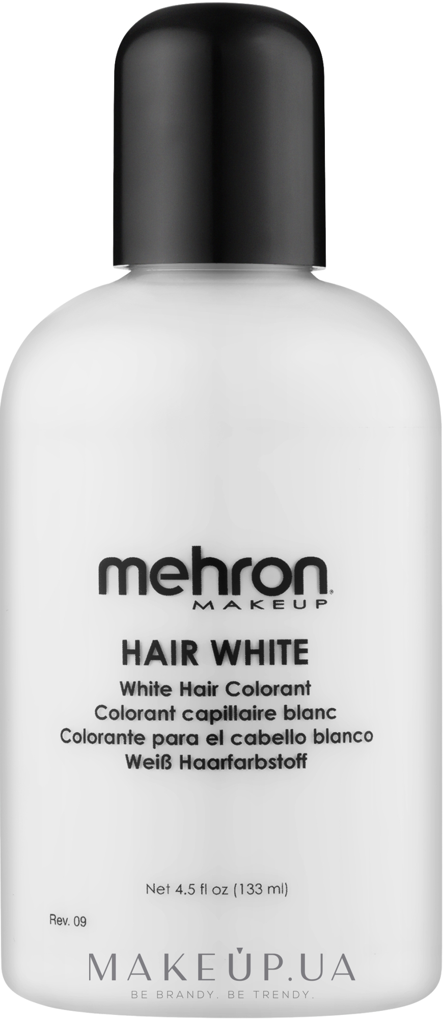Краска для волос - Mehron MAKEUP Hair White — фото Белая