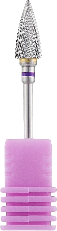 Насадка для фрезера твердосплав (ST-2XF) Flame, фіолетова - Vizavi Professional — фото N1