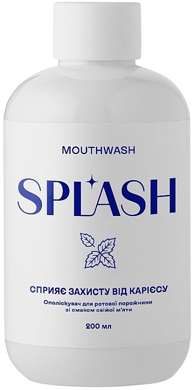 Ополаскиватель для полости рта со вкусом свежей мяты - Splash — фото N1