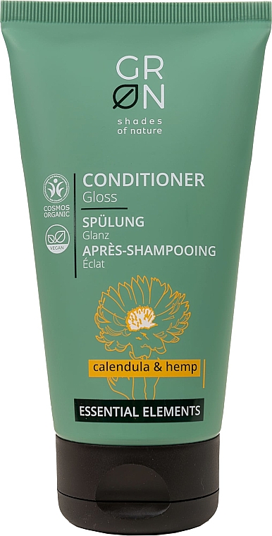 Кондиціонер для блиску волосся - GRN Calendula & Hemp Conditioner — фото N1