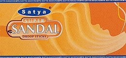 Духи, Парфюмерия, косметика Благовония палочки "Суперсандал" - Satya Super Sandal Dhoop Sticks